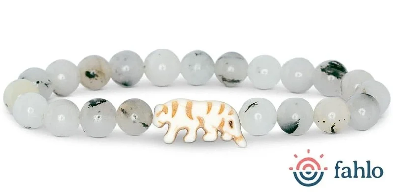 Fahlo The Prowl Bracelet Tiger Siam Stone