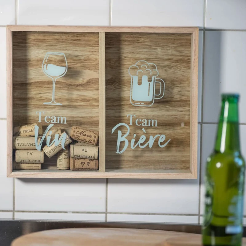 CADRE BOUCHON ADDICT BIERE ET VIN