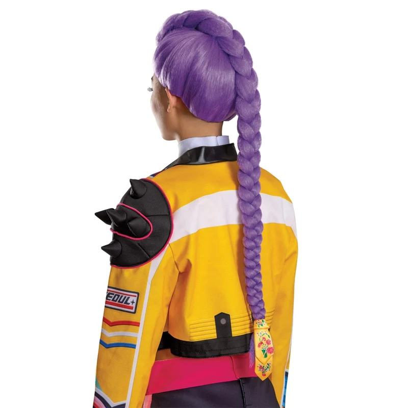 KPop Demon Hunters Rumi Purple Wig for Adults