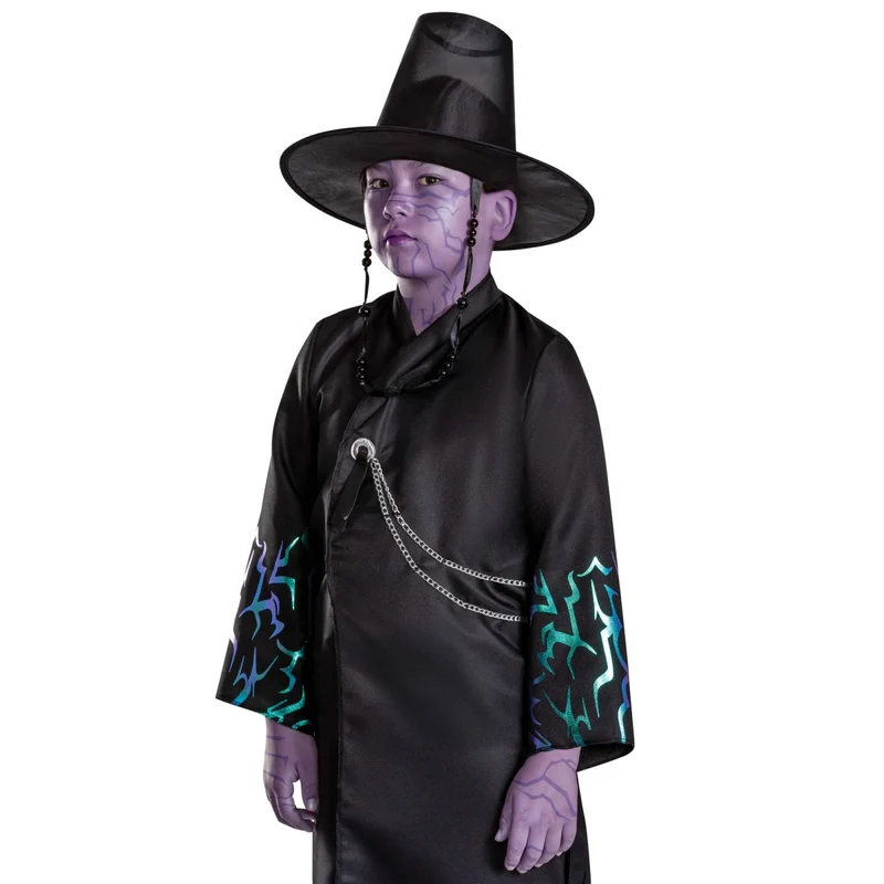 Kpop Demon Hunters Saja Boys Classic Costume for Kids, Robe with Shirt and Hat