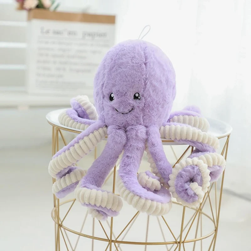 Peluche pieuvre douce 80cm