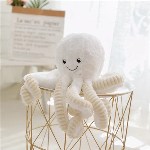 Peluche pieuvre douce 80cm