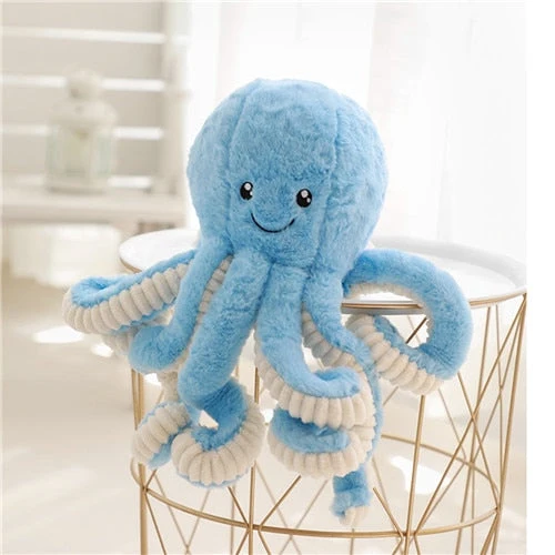 Peluche pieuvre douce 80cm