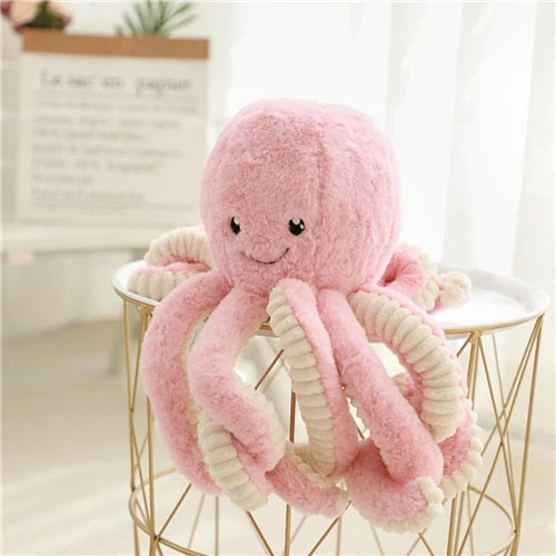 Peluche pieuvre douce 80cm