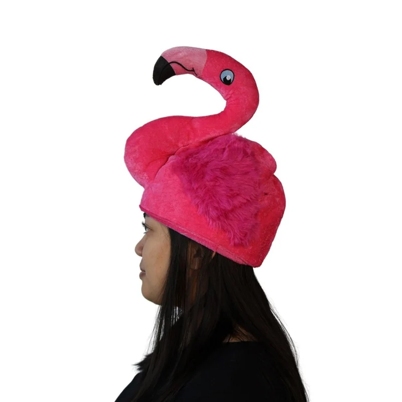 Pink Flamingo Hat for Adults