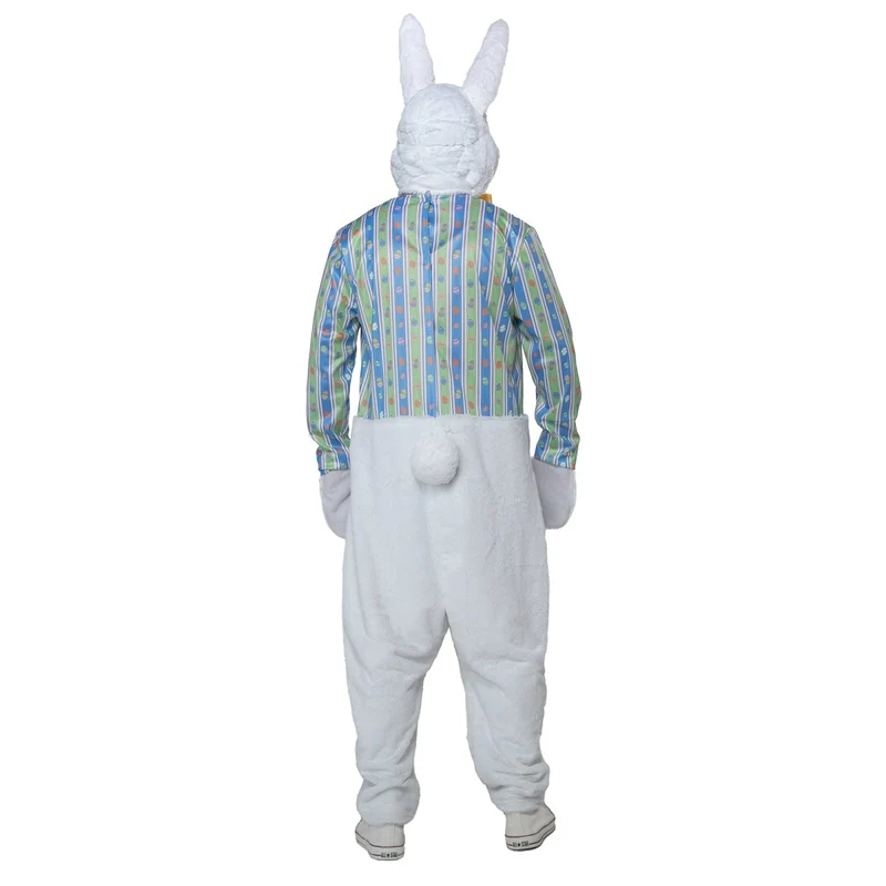 Deluxe Easter Bunny Costume for Adults, Jumpsuit and Mask