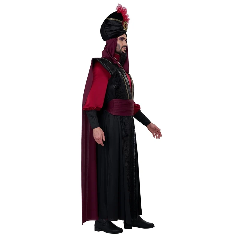 Evil Sultan Costume for Adults, Robe, Shirt and Turban