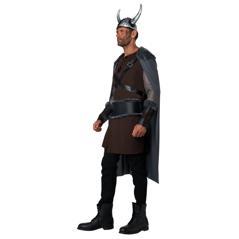 Ruthless Viking Costume for Adults, Tunic, Cape and Helmet