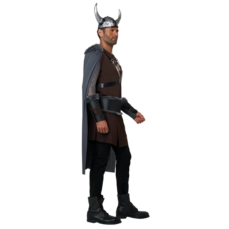 Ruthless Viking Costume for Adults, Tunic, Cape and Helmet