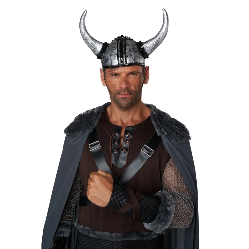 Ruthless Viking Costume for Adults, Tunic, Cape and Helmet