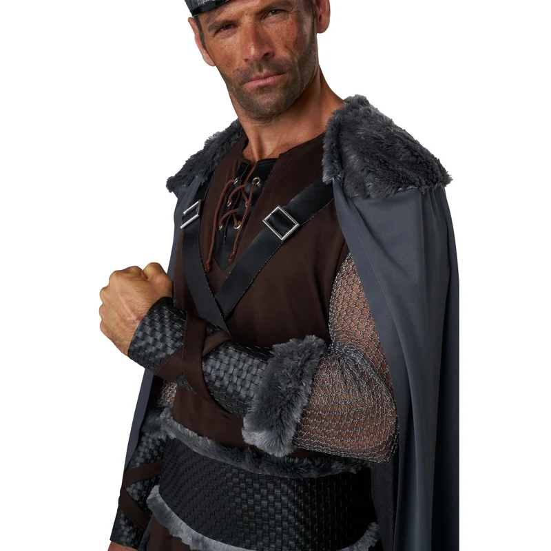 Ruthless Viking Costume for Adults, Tunic, Cape and Helmet