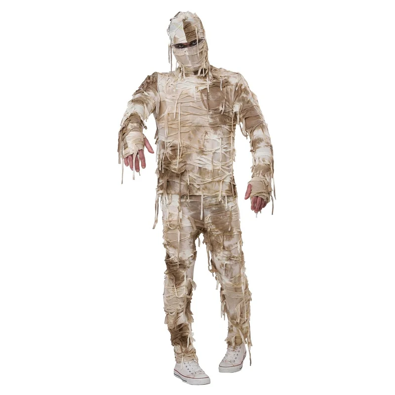 Mummy Man Costume for Adults, Shirt, Pants and Hood