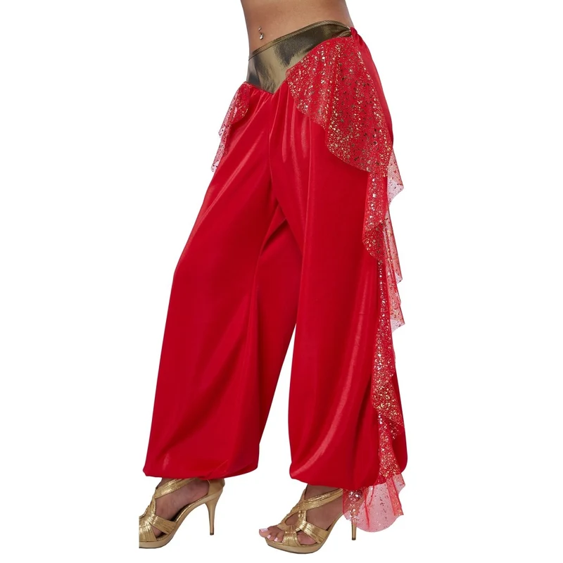 Sultry Arabian Princess Costume for Adults, Top, Pants and Cuffs