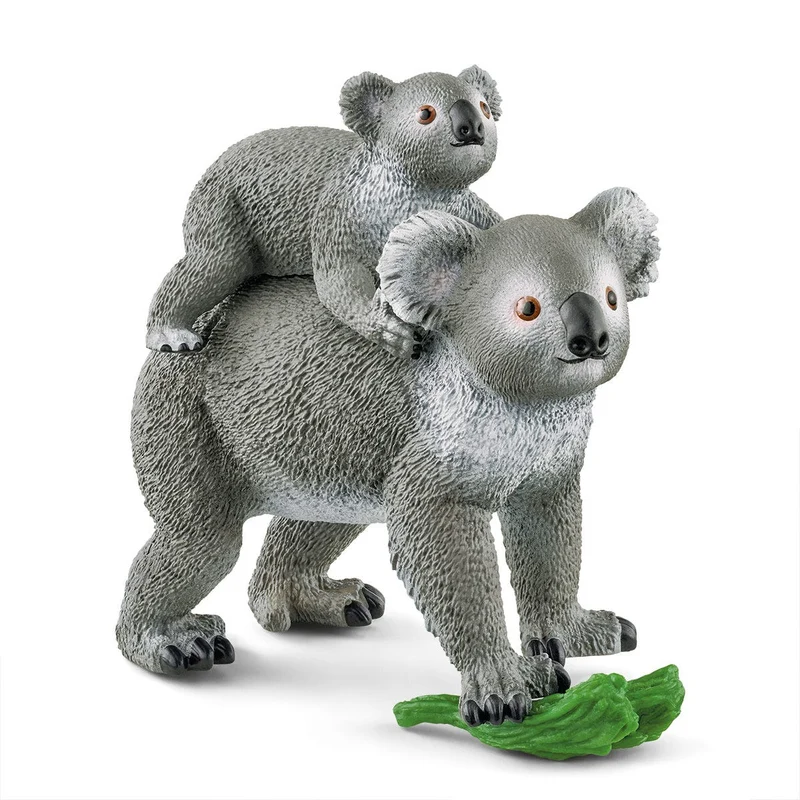 Schleich Wild Life Koala Mother and Baby Toy Animal Figures