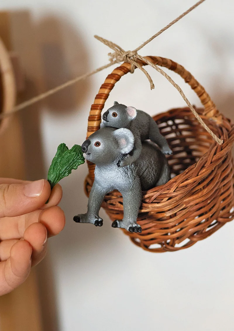 Schleich Wild Life Koala Mother and Baby Toy Animal Figures