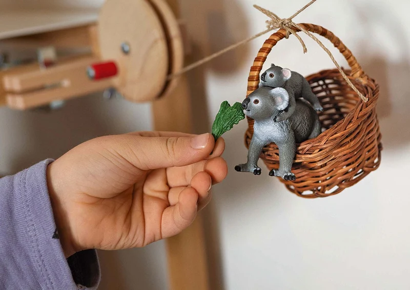 Schleich Wild Life Koala Mother and Baby Toy Animal Figures
