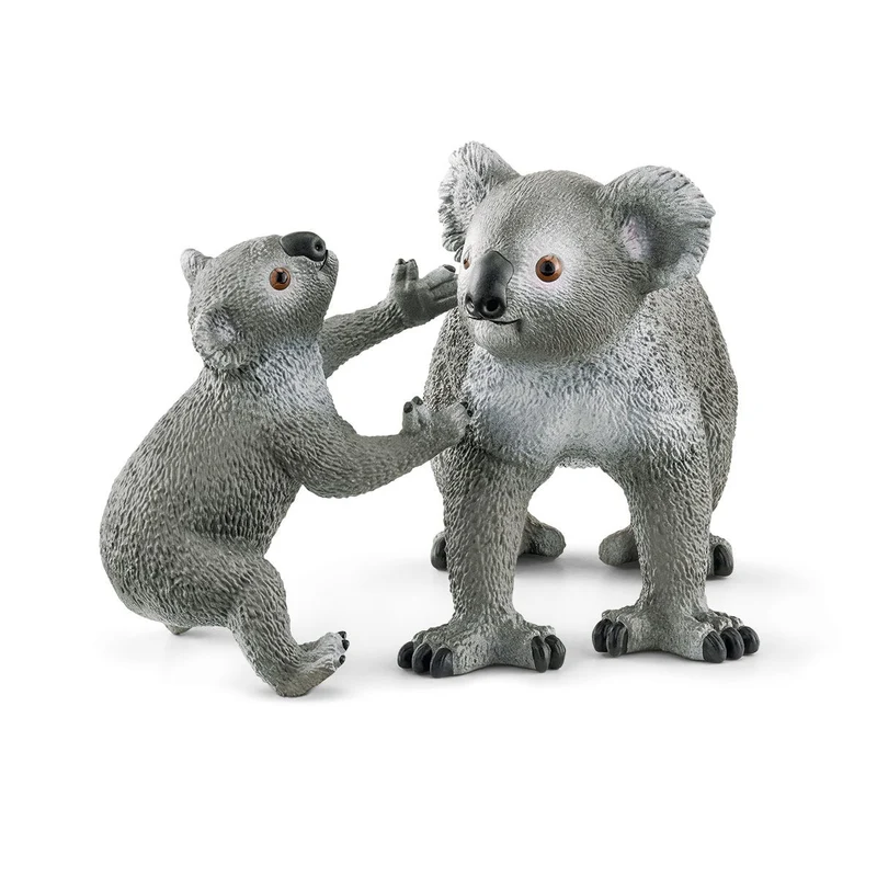 Schleich Wild Life Koala Mother and Baby Toy Animal Figures