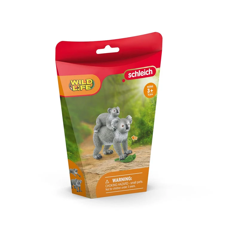 Schleich Wild Life Koala Mother and Baby Toy Animal Figures