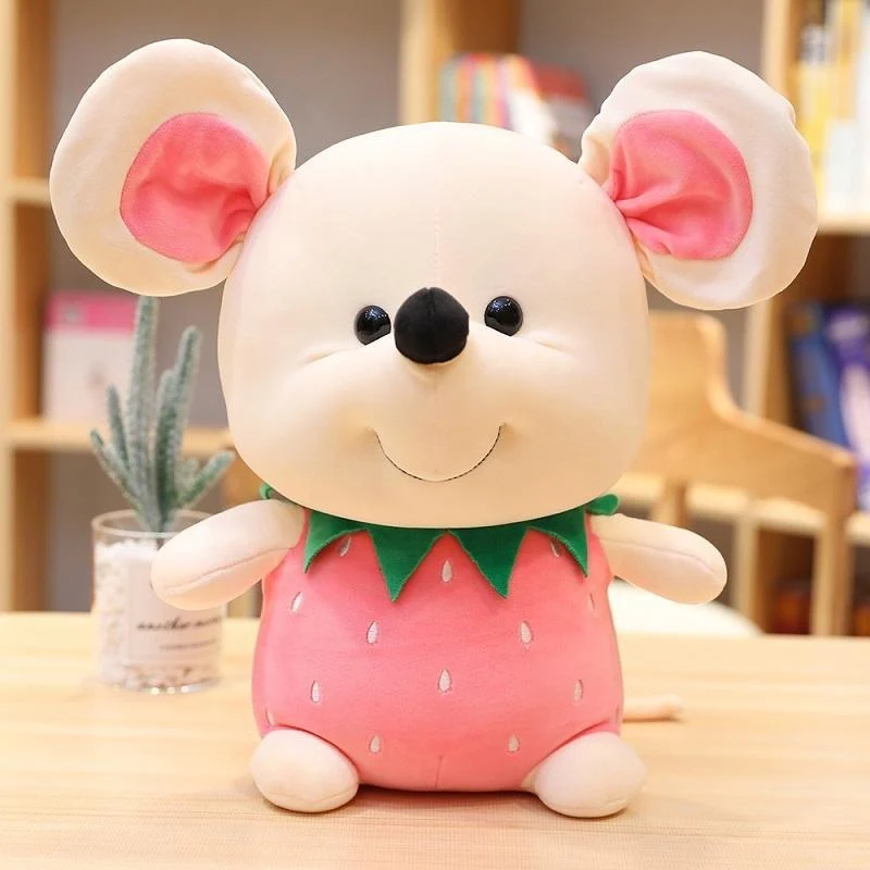 Peluche Souris Kawaii Blanche