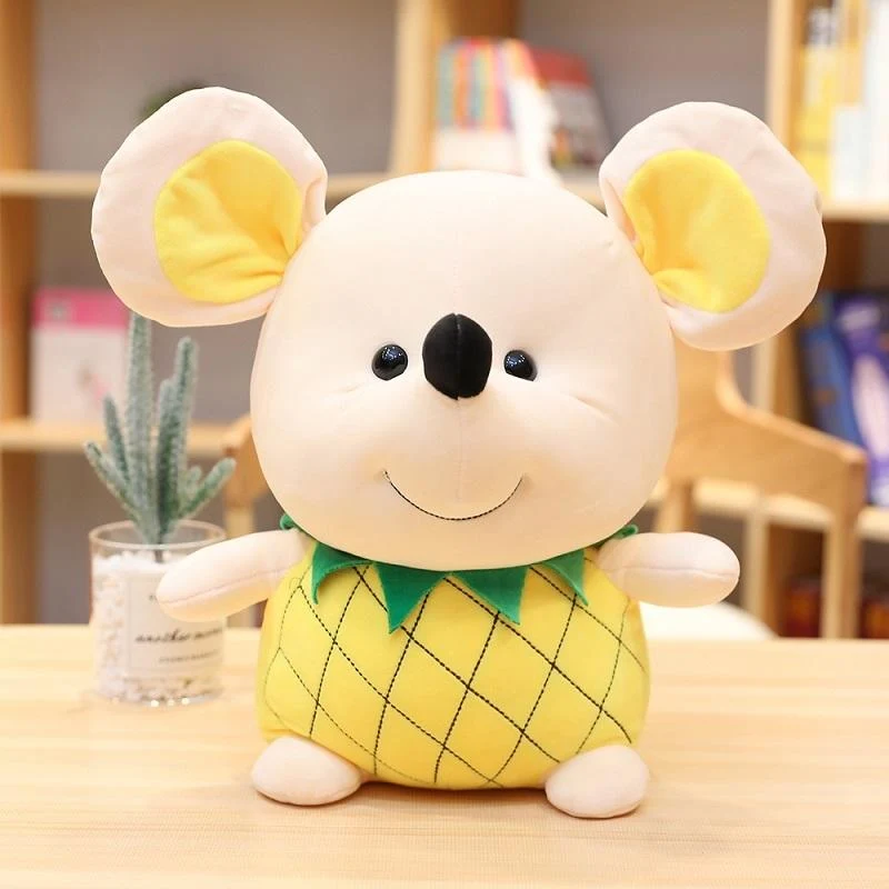 Peluche Souris Kawaii Blanche