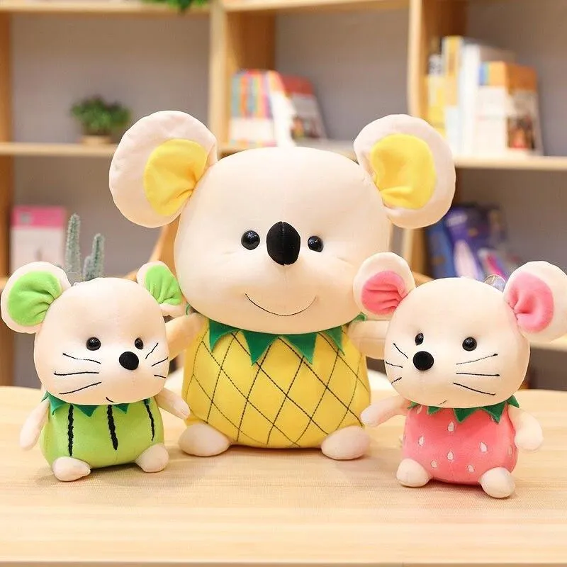 Peluche Souris Kawaii Blanche