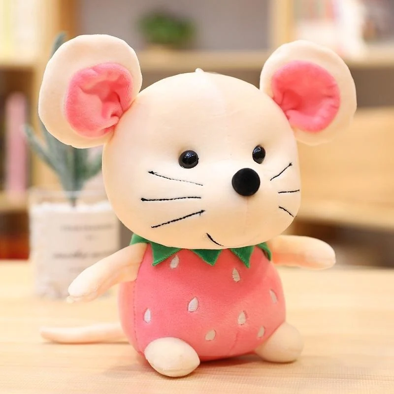 Peluche Souris Kawaii Blanche