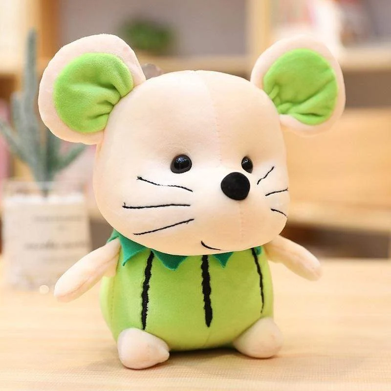 Peluche Souris Kawaii Blanche