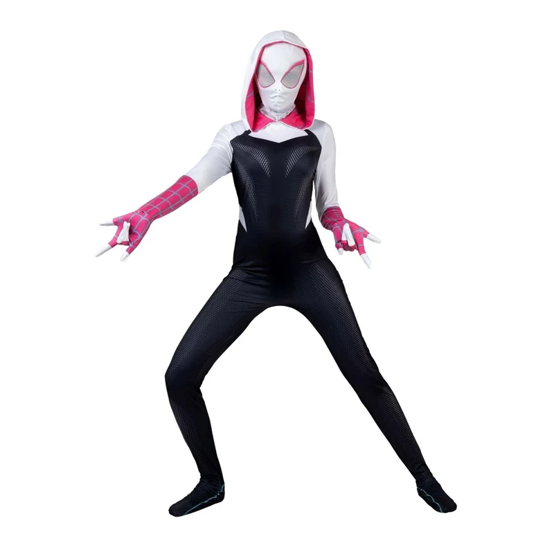 Spider-Gwen Zentai Costume for Adults, Marvel, Superhero Costume