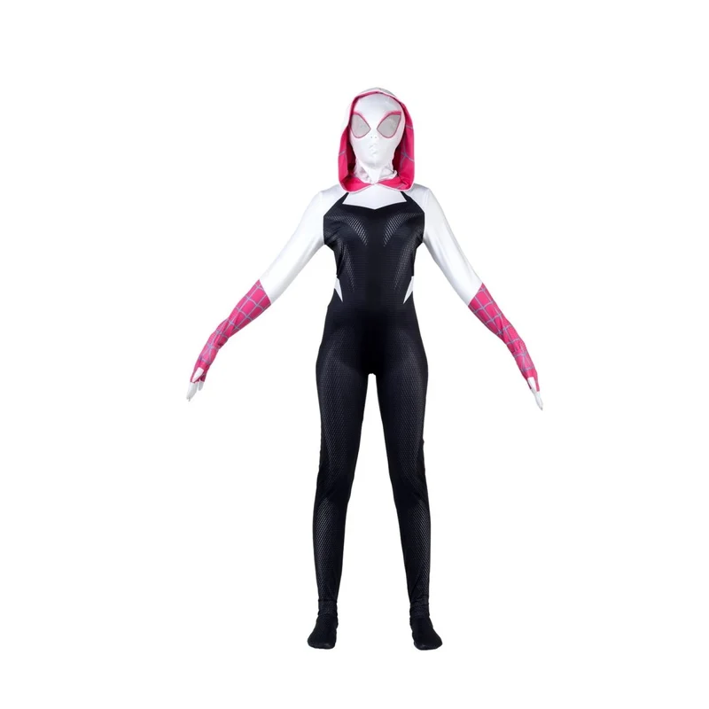 Spider-Gwen Zentai Costume for Adults, Marvel, Superhero Costume