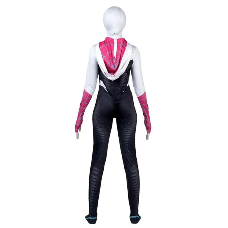 Spider-Gwen Zentai Costume for Adults, Marvel, Superhero Costume