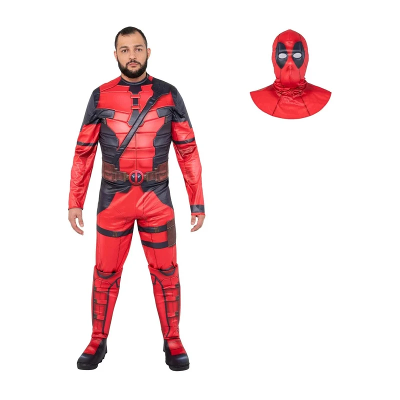 Deadpool Qualux Costume for Adults, Marvel, Superhero Costume