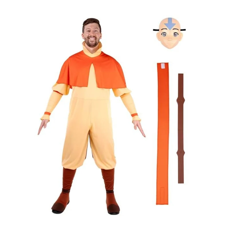 Aang Qualux Costume for Adults, Avatar: The Last Airbender