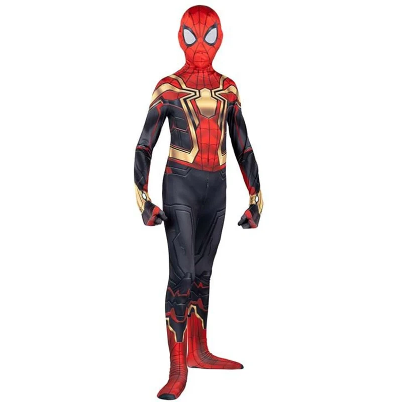 Spider-Man Integrated Zentai Costume for Kids, Marvel, Superhero Costume