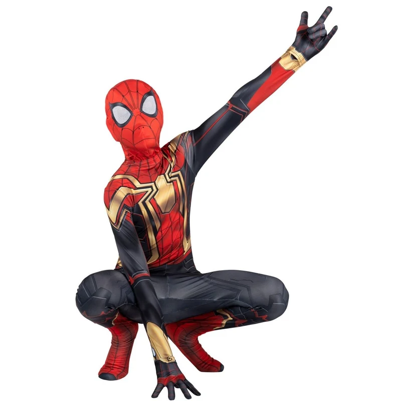 Spider-Man Integrated Zentai Costume for Kids, Marvel, Superhero Costume