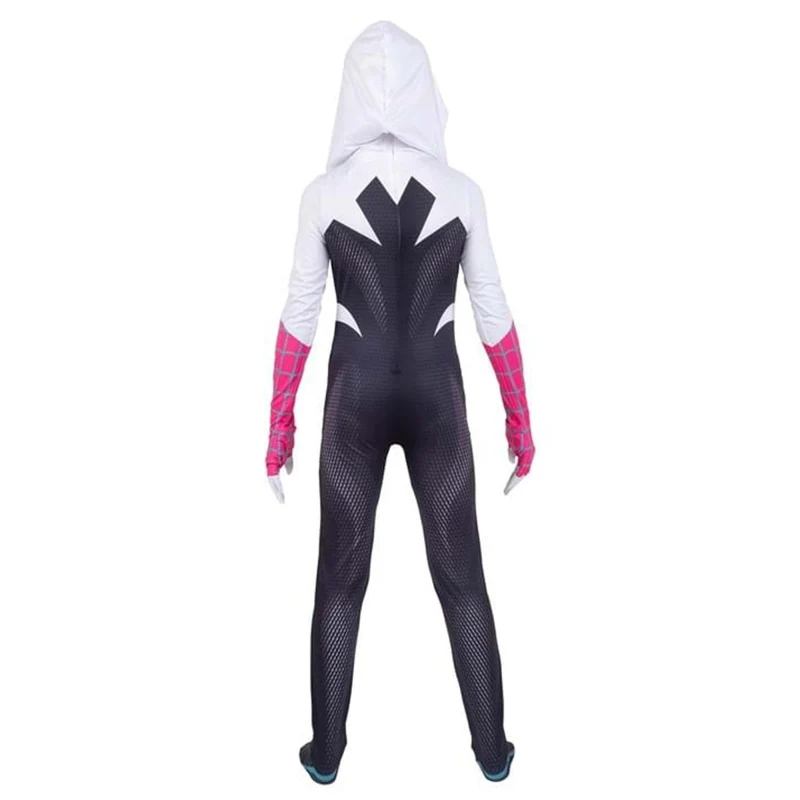 Spider-Gwen Zentai Costume for Kids, Marvel, Superhero Costume
