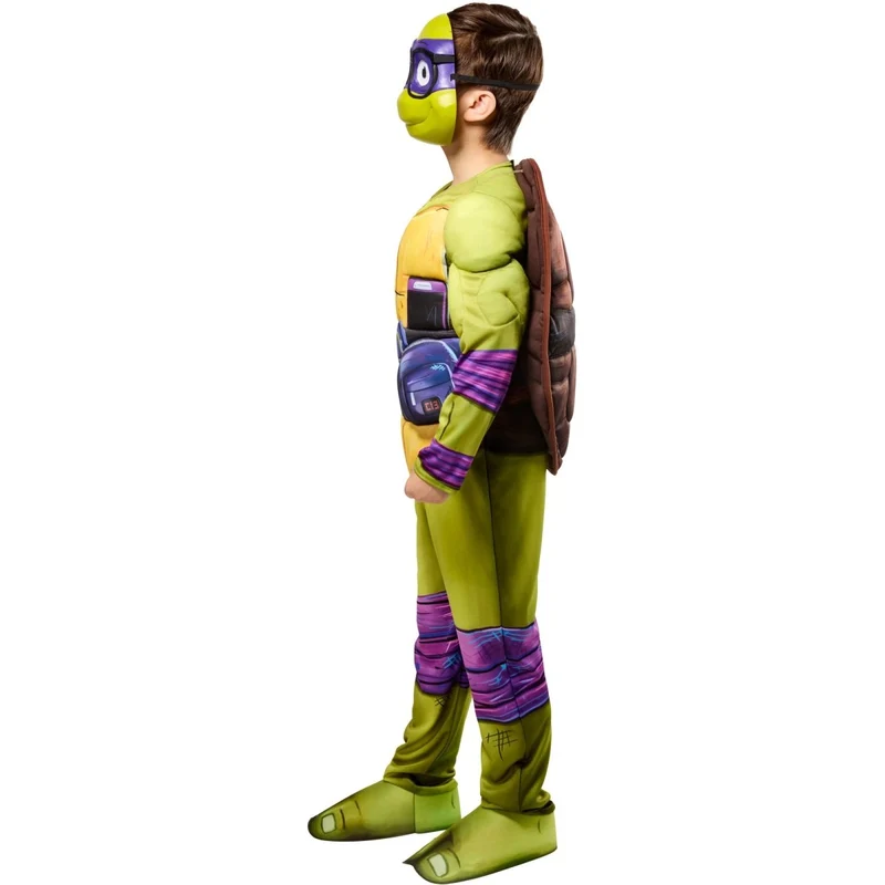 Ninja Turtles Donatello Deluxe Costume for Kids, Superhero Costume