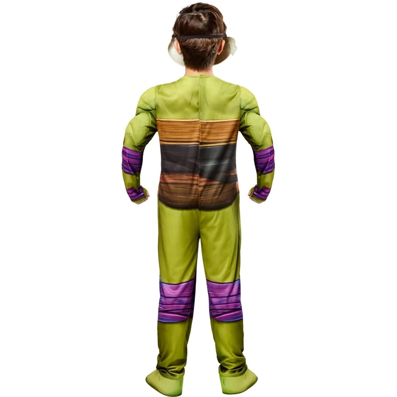 Ninja Turtles Donatello Deluxe Costume for Kids, Superhero Costume