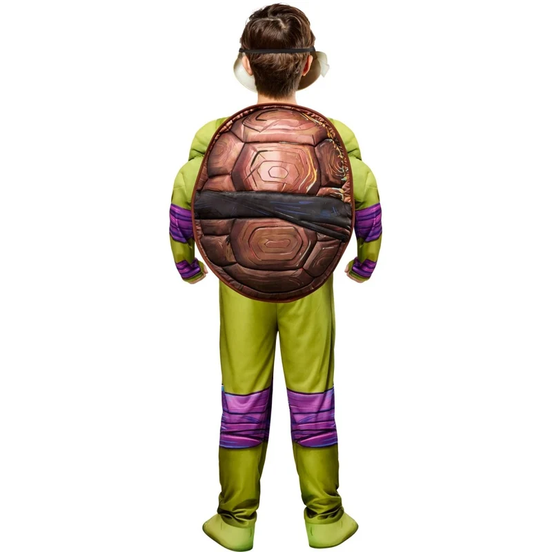Ninja Turtles Donatello Deluxe Costume for Kids, Superhero Costume