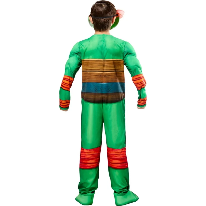 Ninja Turtles Michelangelo Deluxe Costume for Kids, Superhero Costume