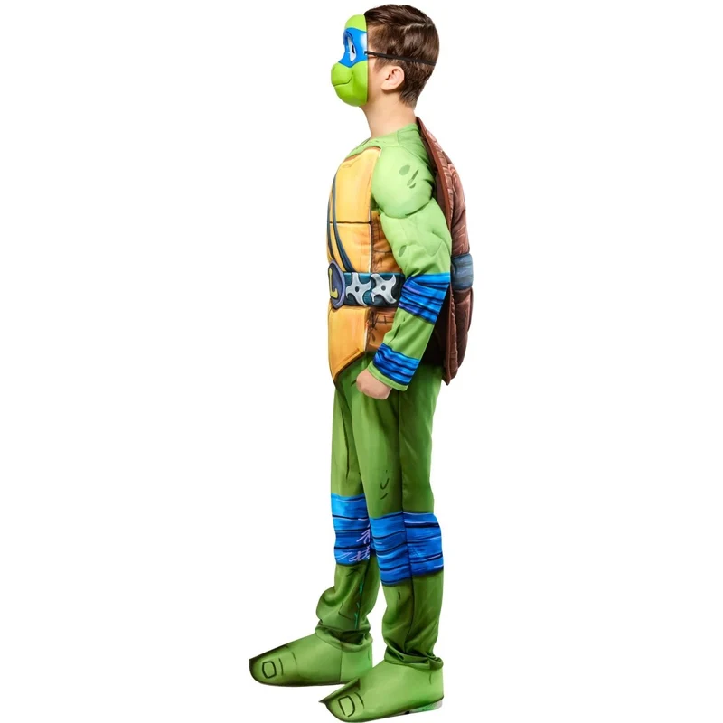 Ninja Turtles Leonardo Deluxe Costume for Kids, Superhero Costume