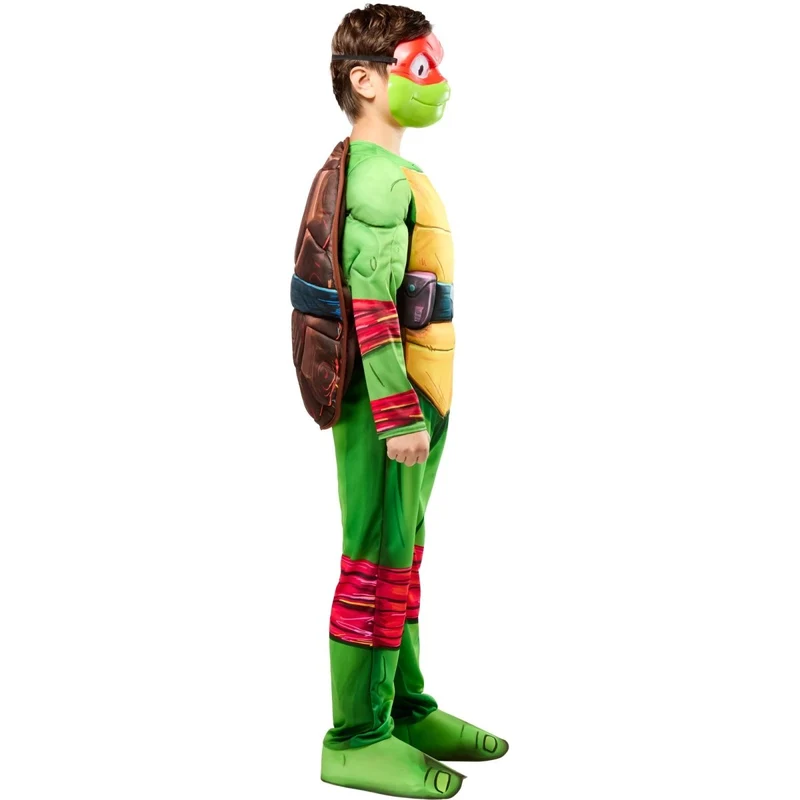 Ninja Turtles Raphael Deluxe Costume for Kids, Superhero Costume