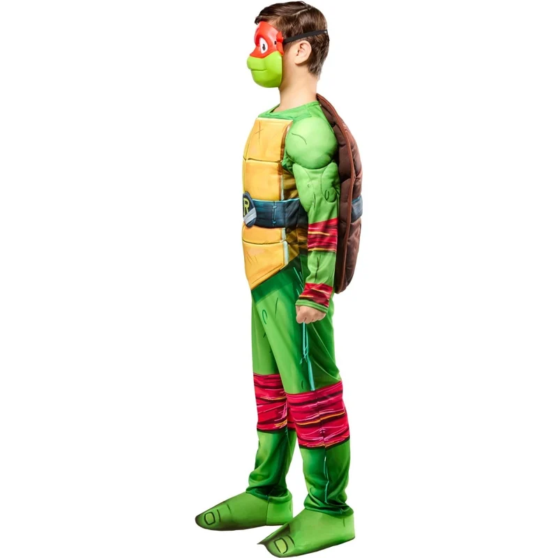 Ninja Turtles Raphael Deluxe Costume for Kids, Superhero Costume