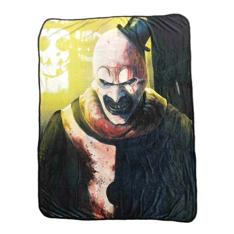Terrifier Fleece Blanket, 45 x 60 Inches, 1 Count