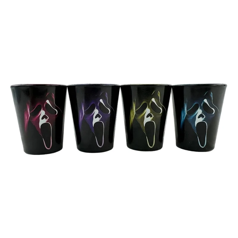 Ghostface Shot Glasses, Scream, 4 Count