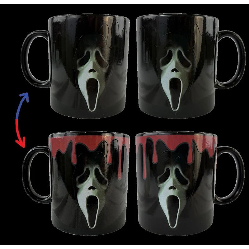 Ghostface Heat Change Mug, Scream, 15 Oz, 1 Count