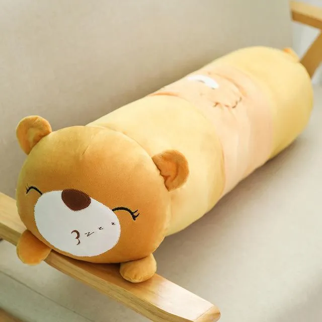 Peluche Kawaii Coussin Animaux: Douceur Adorable