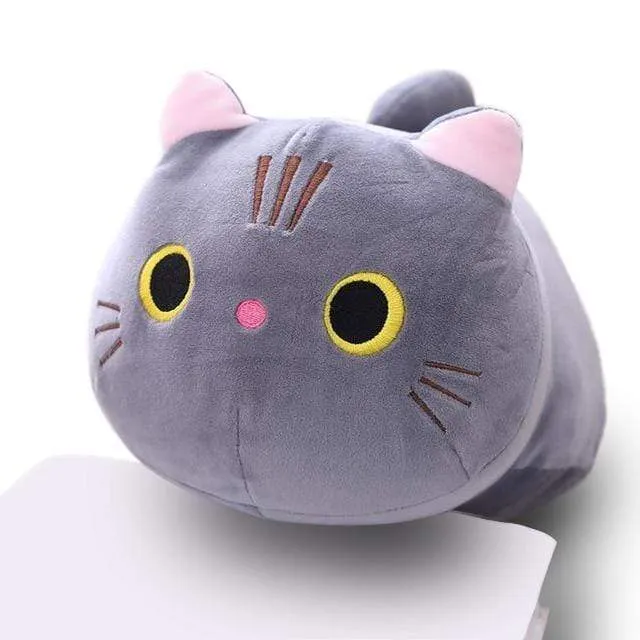 Peluche Chat Gris Kawaii