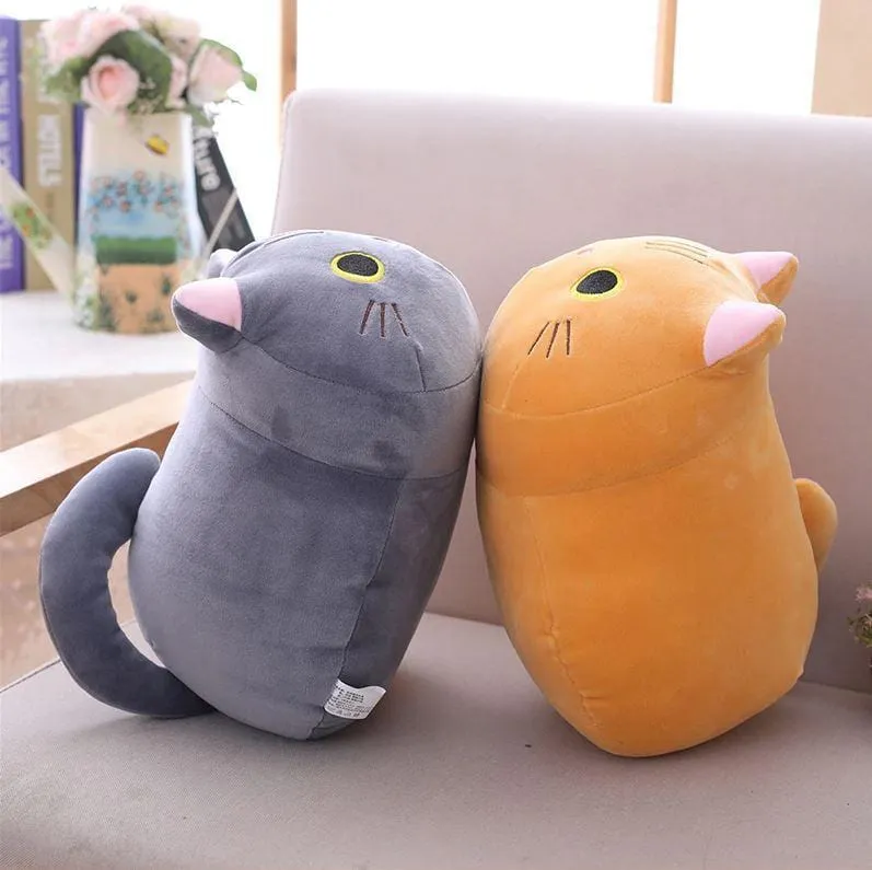 Peluche Chat Gris Kawaii