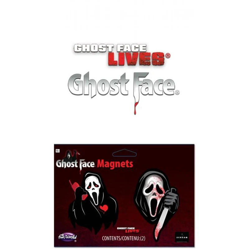 Ghost Face Magnets, Scream, 2 Count