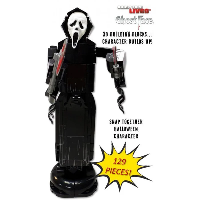 Ghost Face Building Blocks, Scream, 129 Pieces